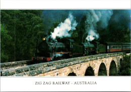 9-5-2024 (4 Z 33) Australia - NSW - Zig Zag Railway Steam Train - Treni