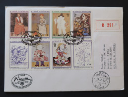 Sao Tome Et Principe FDC Recommandé 1981 Pablo Picasso NON DENTELÉ St Thomas & Prince IMPERFORATED Registered FDC - Picasso