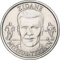 France, Jeton, Équipe De France De Football, Zidane, Milieu De Terrain, 1998 - Other & Unclassified