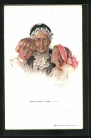 Künstler-AK Philip Boileau: Grossmutter Mit Enkelkindern  - Boileau, Philip