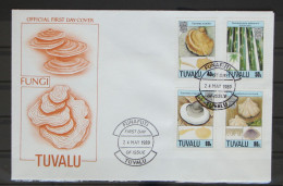 Tuvalu 541-544 Gestempelt Als FDC / Pilze #GG261 - Tuvalu (fr. Elliceinseln)