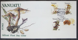 Vanuatu 670-673 Gestempelt Als FDC / Pilze #GG291 - Vanuatu (1980-...)