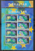 Gibraltar 683 Und 686 Postfrisch Kleinbögen / Wissenschaft #GG508 - Gibilterra