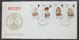 Belize 930-933 Gestempelt Als FDC / Pilze #GG473 - Belize (1973-...)