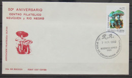 Argentinien 2154 Gestempelt Als FDC / Pilze #GG478 - Other & Unclassified