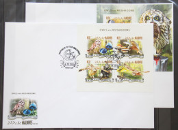 Malediven 5440-5443 Und Block 751 Gestempelt Kleinbogen / Als FDC #GG525 - Maldives (1965-...)