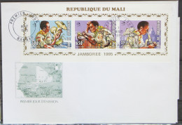 Mali 1354-1356 Und Block 69 Gestempelt Kleinbogen / Als FDC #GG531 - Malí (1959-...)