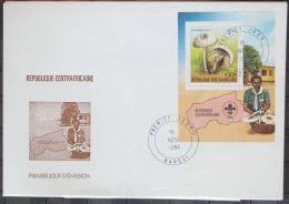 Zentralafrikanische Republik 1052-1057 Gestempelt Einzelblöcke / Als FDC #GG280 - Centrafricaine (République)