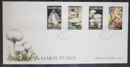 Samoa 561-564 Gestempelt Als FDC / Pilze #GG299 - Samoa (Staat)