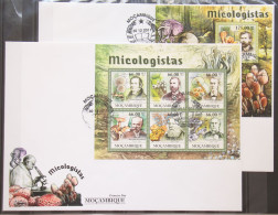 Mosambik 5400-5405 Und Block 575 Gestempelt Kleinbogen / Als FDC #GG545 - Mozambico