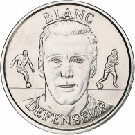 France, Jeton, Equipe De France De Football, Blanc, Défenseur, 1998, Nickel - Autres & Non Classés