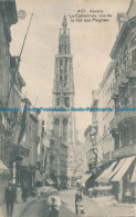 R046110 Anvers. La Cathedrale Vue De La Rue Des Peignes - World