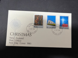 9-5-2024 (4 Z 34) New Zealand FDC - Christmas - 1983 - FDC