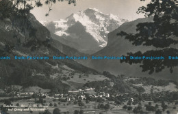 R046491 Interlaken. Blick V. Kl. Rugen Auf Gsteig Und Wilderswil. Gabler. 1947 - World