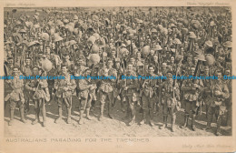 R046525 Australians Parading For The Trenches. B. Hopkins - World