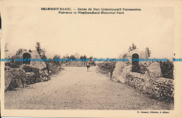 R046217 Beaumont Hamel. Entree Du Parc Commemoratif. Terreneuvien - Monde