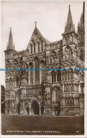 R046593 West Front. Salisbury Cathedral. RP - Monde