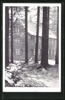 AK Oderbrück I. H., Harzheim Der Gaussschule Im Winter  - Other & Unclassified