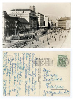 1957 Zagreb / Croatia / Trg Republike - Fotograf Đ. Griesbach - Real Photo (RPPC) - Croacia