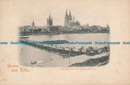 R046296 Gruss Aus Koln. Totalansicht Von Deutz Gesehen - World