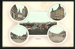 AK Kojetin, Ortspartie, Strassenpartie, Panorama  - Czech Republic