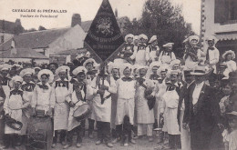 Préfailles (44 Loire Atlantique) Cavalcade Corderie Fanfare Industrielle De Paimboeuf 1904 étendard Circulée - Préfailles