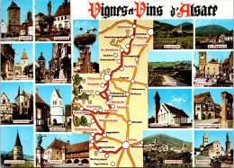 9-5-2024 (4 Z 35) France - Vignes Et Vins D'Alsace (map) - Maps