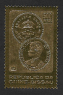 Guinée-Bissau Rare Timbre Or Monnaie 1898 Hawai 20 Dala États-Unis 1982 ** Guinea Bissau Gold Stamp United States Coin - Guinea-Bissau