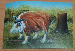 LIBERIA, Animals, Fauna, Souvenir Sheet, MNH** - Andere & Zonder Classificatie