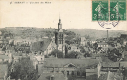 CPA Bernay-Vue Prise Des Monts-38-Timbre     L2902 - Bernay