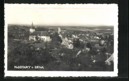 AK Klobouky U Brna, Panorama Mit Kirche  - República Checa