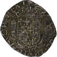 France, François Ier, Douzain Du Dauphiné à La Croisette, Grenoble, 1er Type - 1515-1547 Francesco I