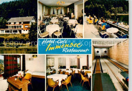 73864173 Ronshausen Hotel Cafe Immensee Restaurant Terrasse Kegelbahn Ronshausen - Altri & Non Classificati