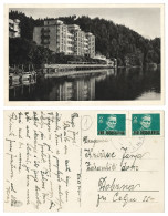 1957 Veldes, Bled / Slovenia / Grand Hotel Toplice - Potovala, Dobrna Pri Celju - Real Photo (RPPC) - Slovénie