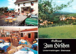 73864161 Untermettingen Gasthaus Zum Hirschen Gaststube Terrasse Panorama Unterm - Otros & Sin Clasificación