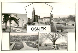 73830398 Osijek Croatia Teilansichten Kirche Osijek Croatia - Croacia