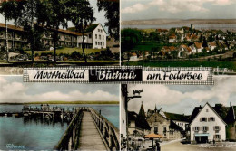 73830348 Buchau  Federsee Bad Kurhaus Panorama Federsee Rathaus Mit Schloss  - Bad Buchau