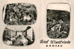 73830293 Arnsau Hotel Waldfriede Gaststube Panorama Arnsau - Autres & Non Classés