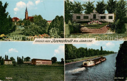 73830238 Isenstedt Luebbecke Westfalen Kirche Schule Ehrenmal Am Kanal Isenstedt - Espelkamp