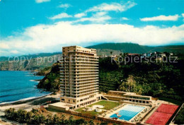 73166734 Puerto De La Cruz Fliegeraufnahme Hotel San Felipe Pool Tennisplaetze  - Altri & Non Classificati