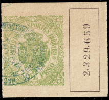 ESPAGNE / ESPANA - COLONIAS (Cuba) 1888/89 "IMPto De TRASPORTES" 1c Verde Esmeralda - Usado (2.329.659) - Cuba (1874-1898)