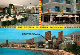 73166633 Benidorm Tropicana Pizzeria Bar Fliegeraufnahme Strand  - Andere & Zonder Classificatie