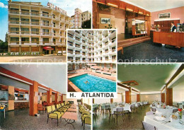 73166584 Lloret De Mar Hotel Atlantida Restaurant Foyer Rezeption Swimming Pool  - Andere & Zonder Classificatie