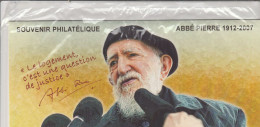 France Bloc Souvenir N° 66 ** Abbé Pierre - Foglietti Commemorativi