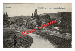 Rare Old Postcard CPA Bethlen Pal Grof Kastelyanak Parkreszlete Romania Roumanie - Rumänien