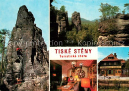 73163707 Tiske Steny Felsen Bergsteiger Landschaftspanorama Berghaus Tiske Steny - Tchéquie