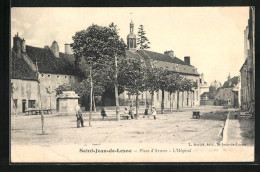 CPA Saint-Jean-de-Losne, Place D`Armes, L`Hopital  - Autres & Non Classés