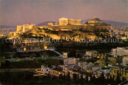 73163366 Athenes Athen Acropolis Bei Nacht Athenes Athen - Greece