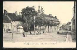 CPA Saint-Jean-de-Losne, Place D`Armes, L`Hopital  - Andere & Zonder Classificatie