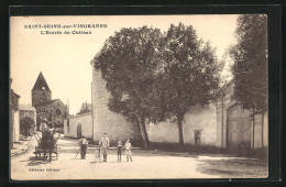 CPA Saint-Seine-sur-Vingeanne, L`Entrée Du Chateau  - Andere & Zonder Classificatie